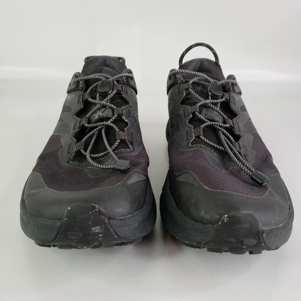 Hoka Transport Sneakers Shoes Mens Size 9.5 Black Gore-Tex Vibram Waterproof - Picture 8 of 9